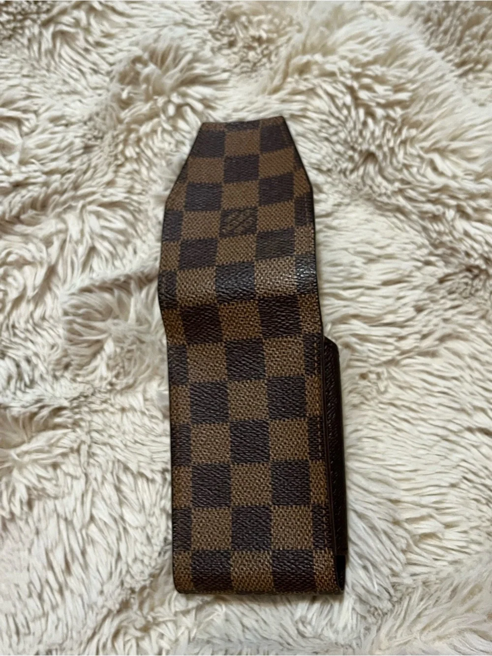LV Cigarette Case checkered canvas